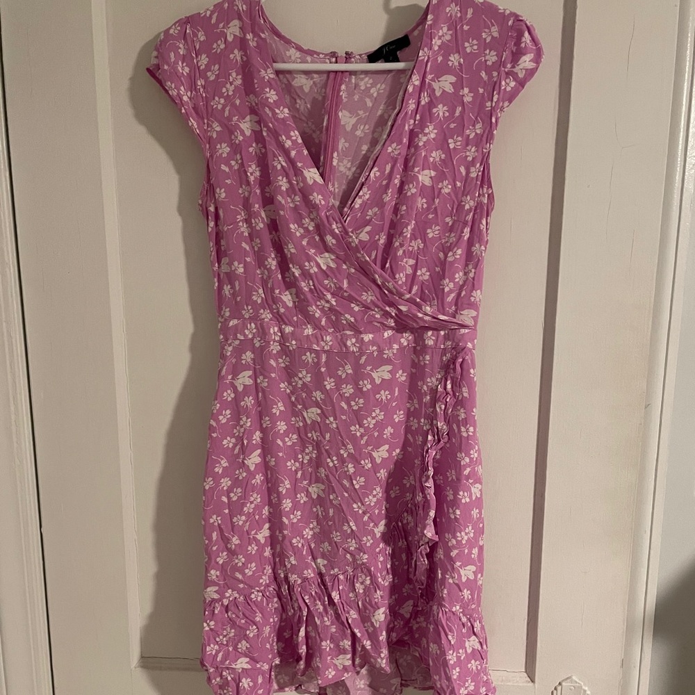 J Crew floral wrap dress